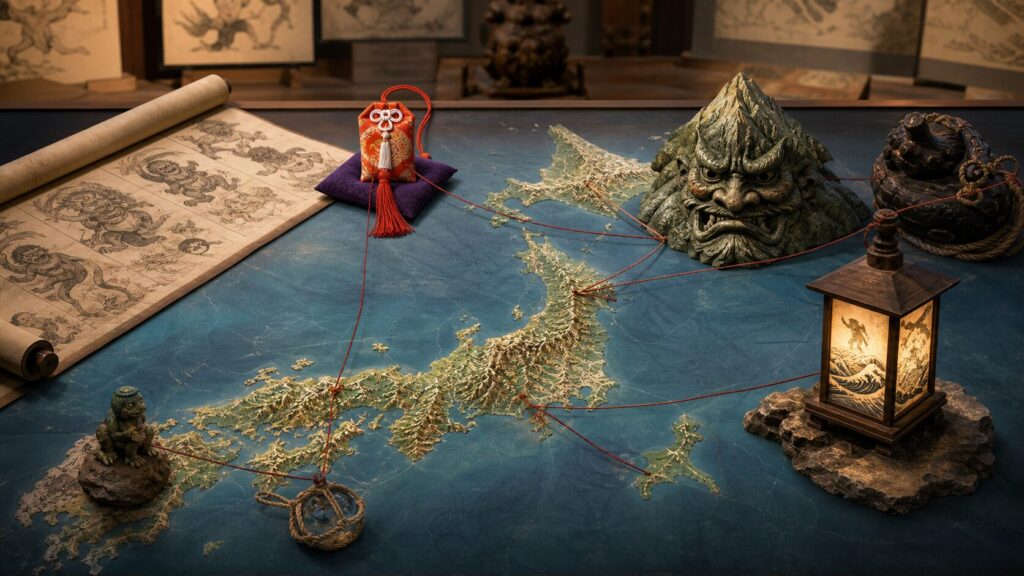 『世界コワイモノMAP 日本編』は何を学べる？呪い・妖怪を地理と歴史から読む